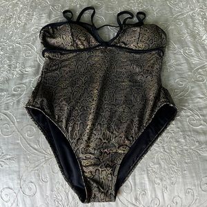 Nicole Miller strappy swimsuit